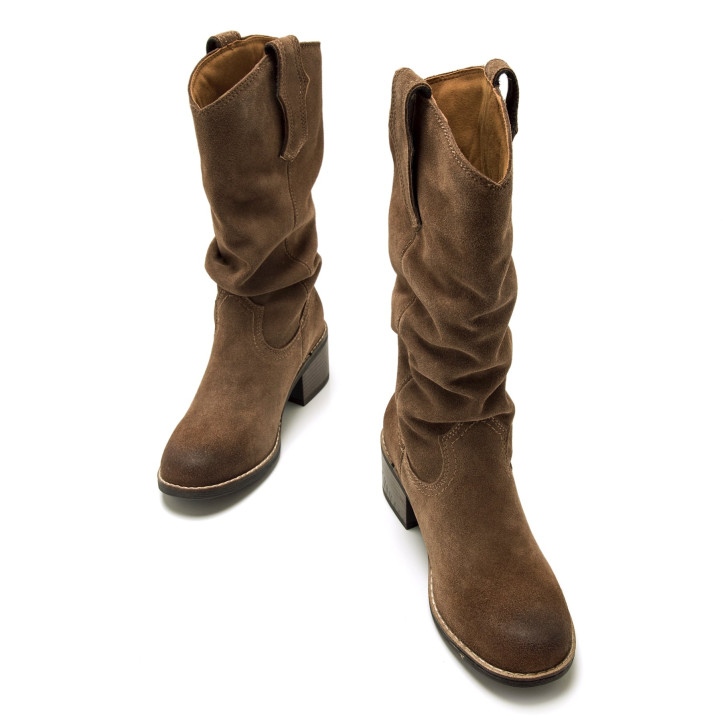 BOTAS DE MUJER MUSTANG FRONTIER MARRON 59798 59456 - Querol online