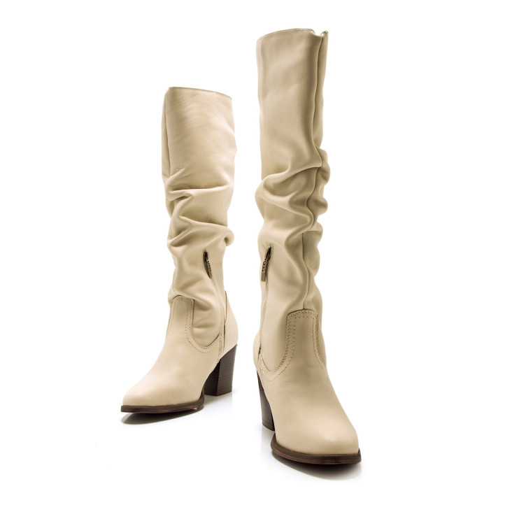 BOTAS DE MUJER MUSTANG JOLIE BEIGE 59804 58610 - Querol online