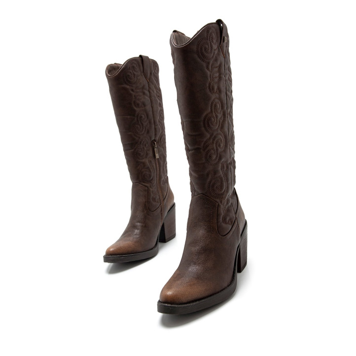 BOTAS DE MUJER MUSTANG TIJUANA MARRON 59582 58532 - Querol online