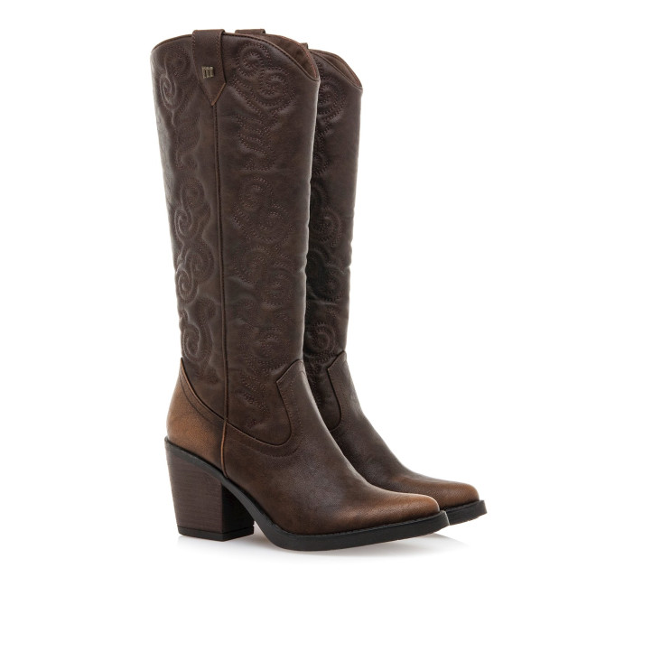 BOTAS DE MUJER MUSTANG TIJUANA MARRON 59582 58532 - Querol online