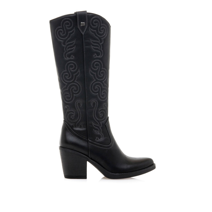 BOTAS DE MUJER MUSTANG TIJUANA NEGRO 59582 58510 - Querol online