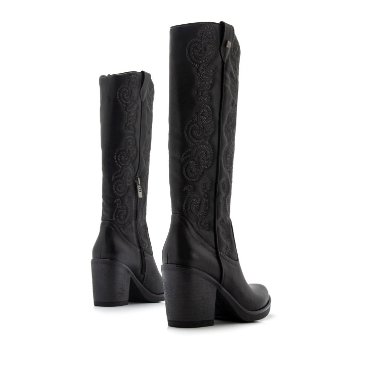 BOTAS DE MUJER MUSTANG TIJUANA NEGRO 59582 58510 - Querol online