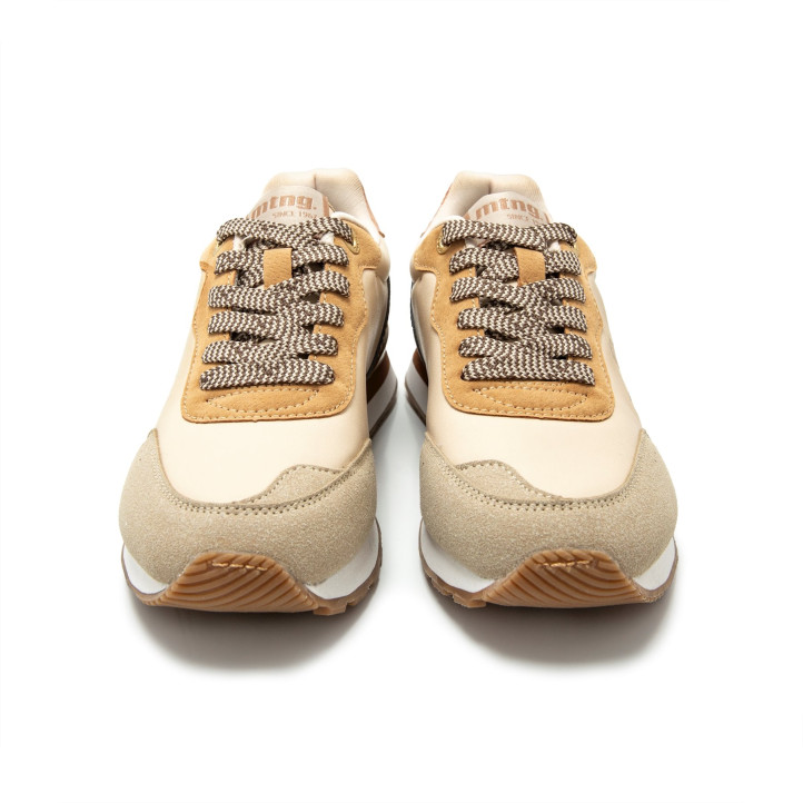 DEPORTIVAS DE MUJER MUSTANG JOGGO BEIGE 60439 58131 - Querol online