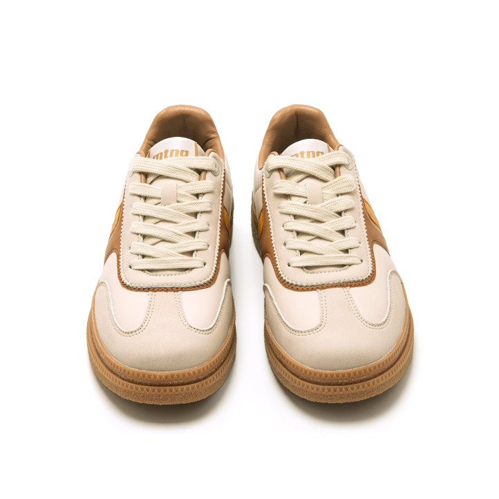 DEPORTIVAS DE MUJER MUSTANG CUMBIA BEIGE 60461 57657 - Querol online