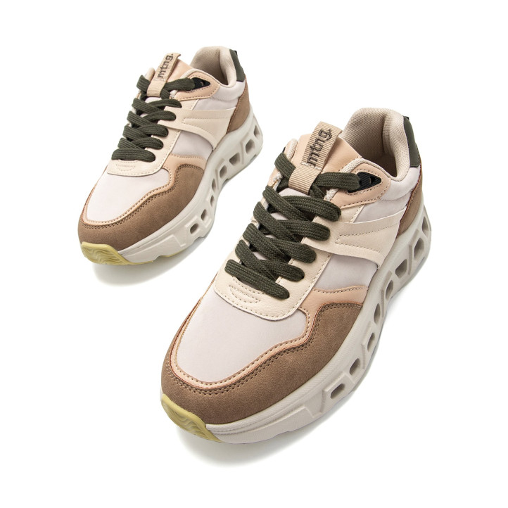 DEPORTIVAS DE MUJER MUSTANG PLAY BEIGE 60571 58206 - Querol online