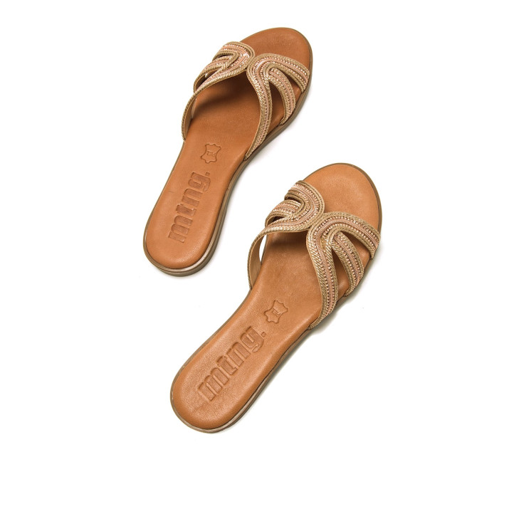 SANDALIAS DE MUJER MUSTANG MARIA ORO 54500 59428 - Querol online