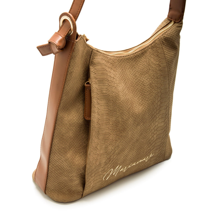 BOLSOS DE MUJER MARIAMARE NESS MARRON NESS 58045 - Querol online