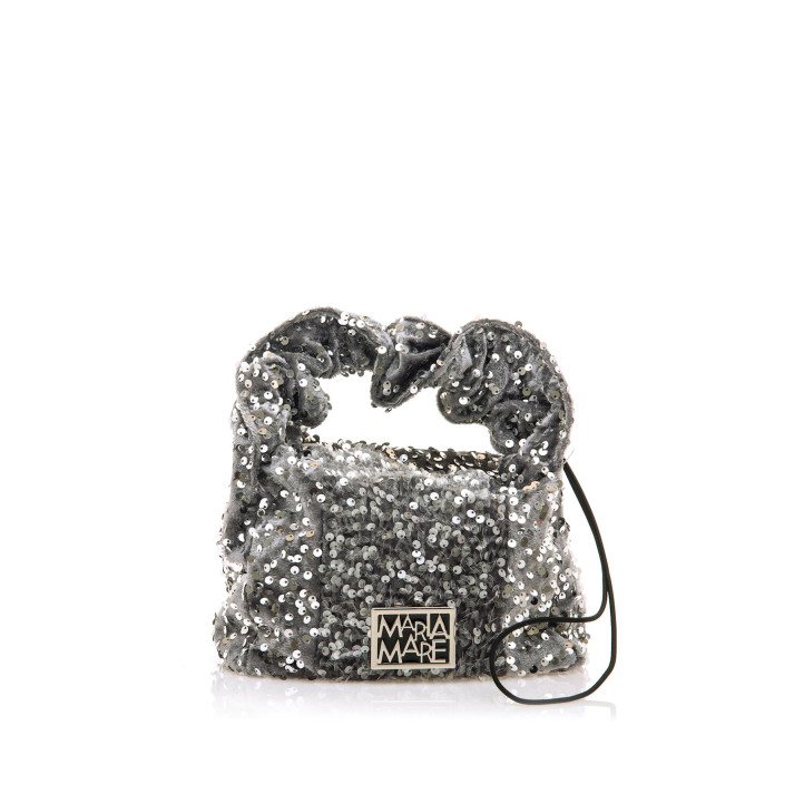 BOLSOS DE MUJER MARIAMARE SOLEN PLATA SOLEN 57982 - Querol online