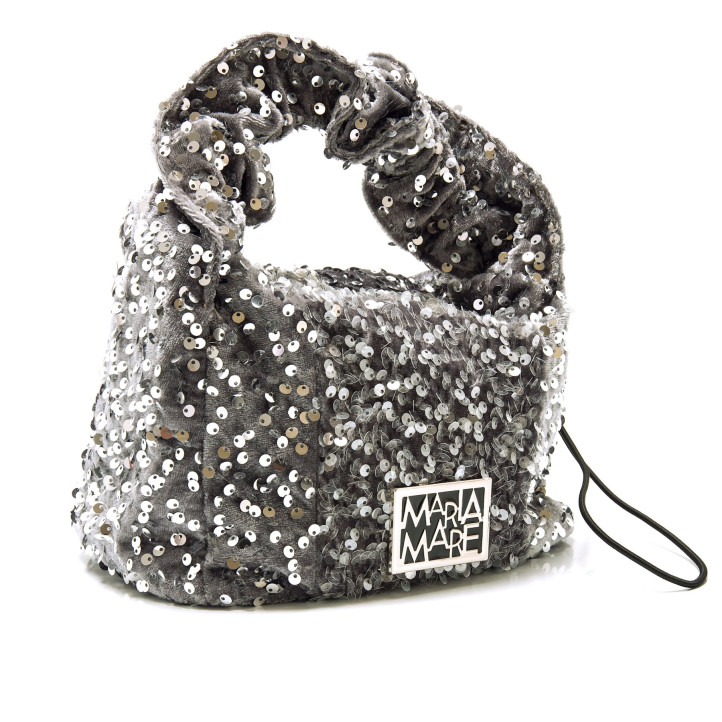 BOLSOS DE MUJER MARIAMARE SOLEN PLATA SOLEN 57982 - Querol online