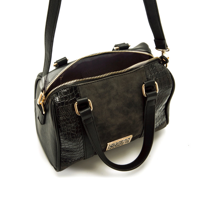 BOLSOS DE MUJER MARIAMARE PELLA NEGRO PELLA 57999 - Querol online