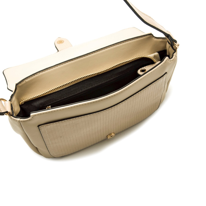 BOLSOS DE MUJER MARIAMARE HALSEY BEIGE HALSEY 58085 - Querol online