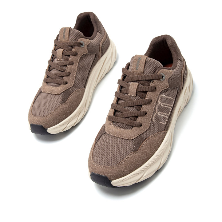 DEPORTIVAS DE HOMBRE MUSTANG SINAKA BEIGE 84662 58844 - Querol online