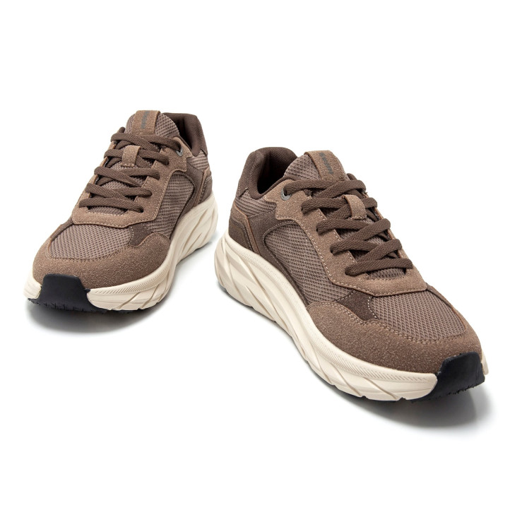 DEPORTIVAS DE HOMBRE MUSTANG SINAKA BEIGE 84662 58844 - Querol online