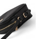 Bolso U.S. POLO ASSN. negro estilo badolera con bolsillo trasero - Querol online