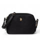 Bolso U.S. POLO ASSN. negro estilo badolera con bolsillo trasero - Querol online