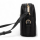 Bolso U.S. POLO ASSN. negro estilo badolera con bolsillo trasero - Querol online