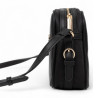 Bolso U.S. POLO ASSN. negro estilo badolera con bolsillo trasero