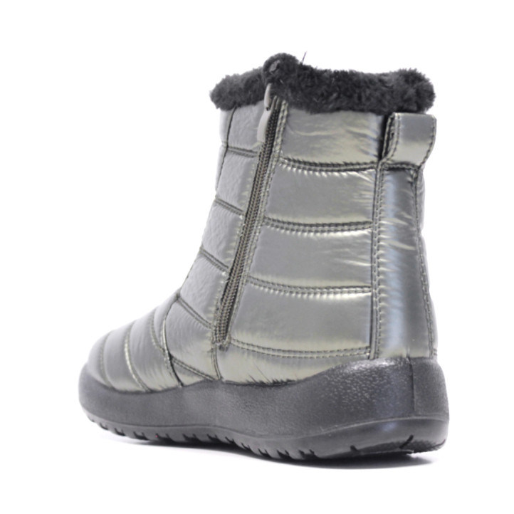 Botines planos Querol plateadas Winter Comfy - Querol online