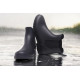 Botas agua estilo chelsea en negro con tirador trasero - Querol online