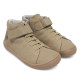 Botines Coqueflex de ante en color beige con cordones elásticos y velcro respetuosos - Querol online