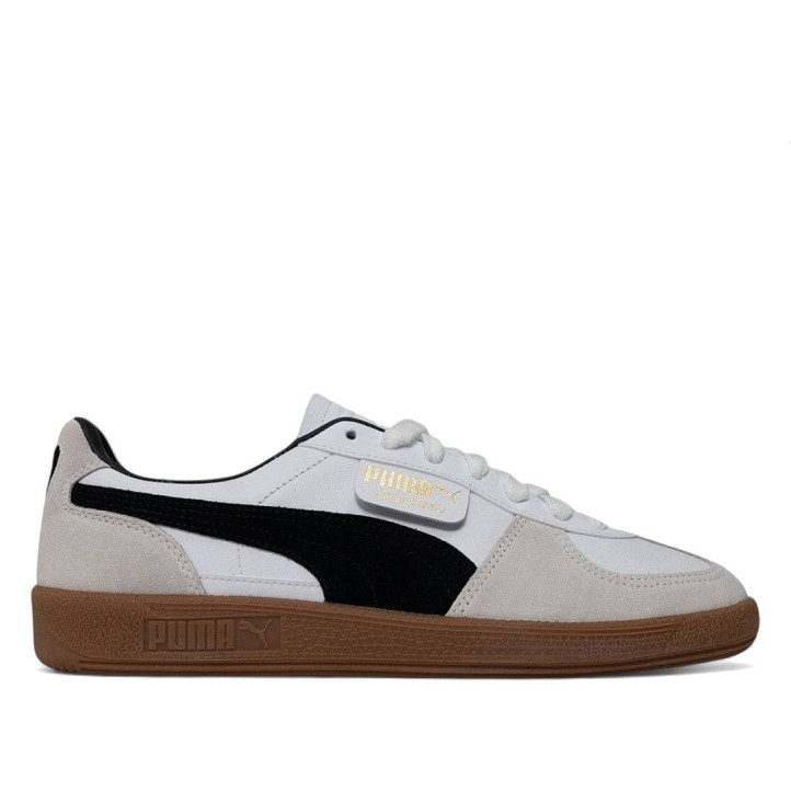 Zapatillas deportivas Puma Palermo blancas de piel para hombre - Querol online