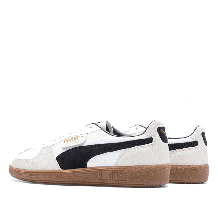 Zapatillas urban Puma Palermo blancas de piel para mujer - Querol online