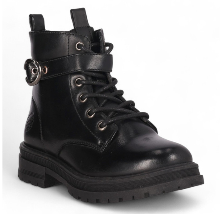 Botins Chika 10 Zakia estil biker amb pulsera amb sivella decorativa - Querol online