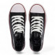 Zapatillas lona Chika 10 City Up negras de piel vegana - Querol online