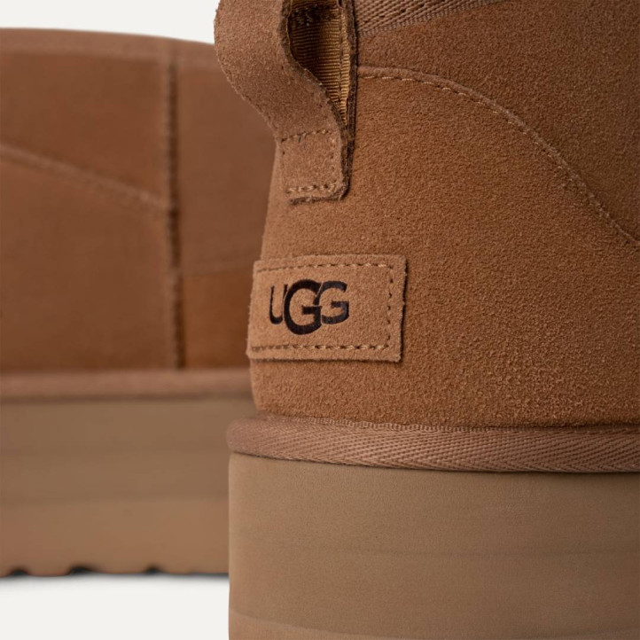 Botas australianas UGG Ultra Mini plataforma color chestnut - Querol online