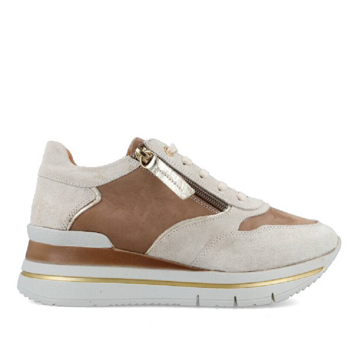 ZAPATILLAS BEIGE MUJER W&F NIMEGA SS24-11 B4 WALK AND FLY - Querol online