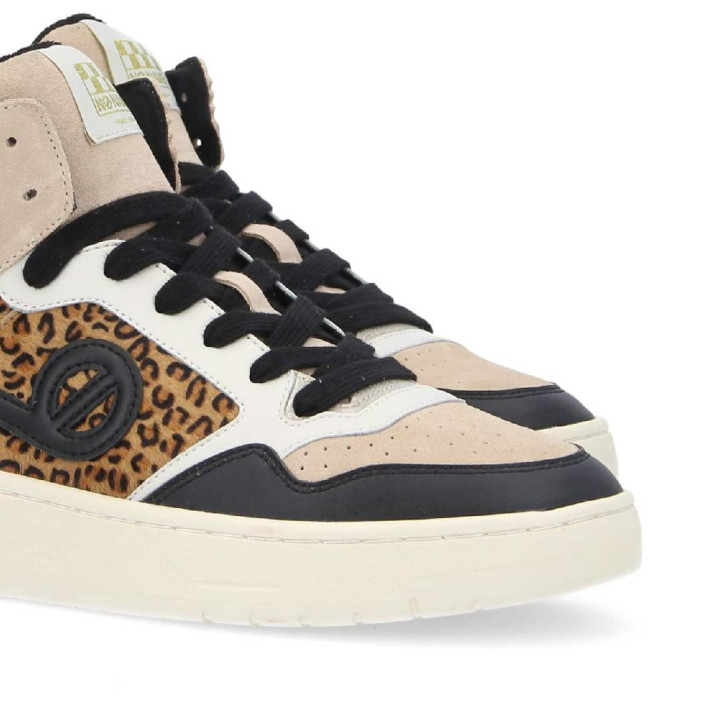 Zapatillas altas No Name kelly mid w leopard/nude/black - Querol online