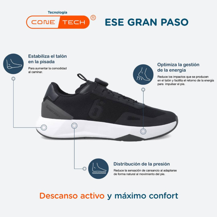 ZAPATILLAS DEPORTIVA BIOMECANICS DE UNISEX ADU NEGRO 24205A - Querol online