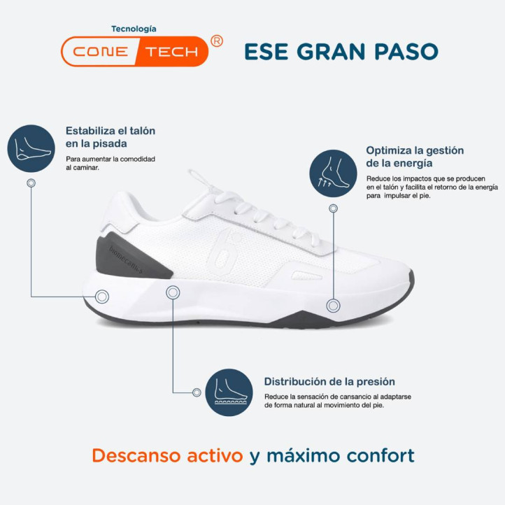 ZAPATILLAS DEPORTIVA BIOMECANICS DE MUJER BLANCO 24204B - Querol online