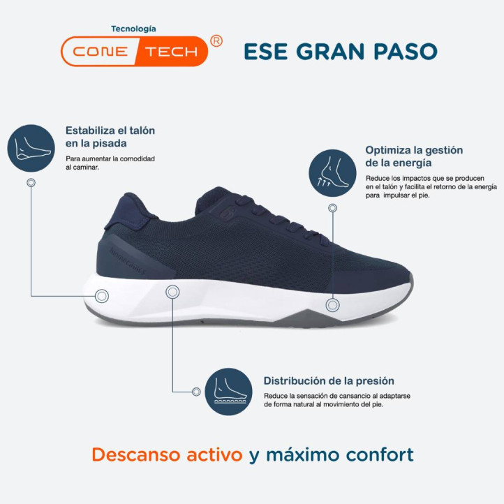 ZAPATILLAS DEPORTIVA BIOMECANICS DE HOMBRE MARINO 24202A - Querol online