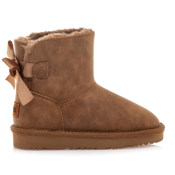 Botins Mustang sky marrons estil australiana amb llaç - Querol online