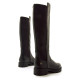 Botas planas Mustang campa con cremallera lateral y suela dentada - Querol online