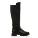 Botas planas Mustang campa con cremallera lateral y suela dentada - Querol online