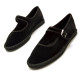 Bailarinas Mustang flo de terciopelo negro - Querol online