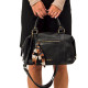 Bolso Mustang cally negro con tirador estilo boho - Querol online