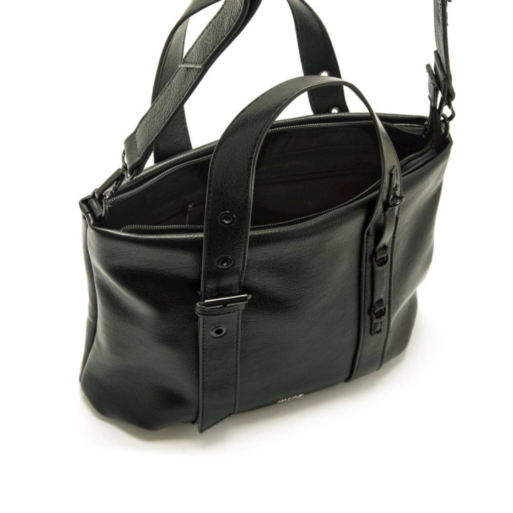 Bolso Mustang mack negro estilo shopper - Querol online