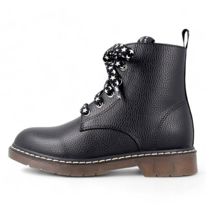 Botins Garvalin 241565 estil militar amb cordons amb estrelles - Querol online