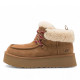 Botines plataforma UGG Funkarra Cabin Cuff color chestnut - Querol online