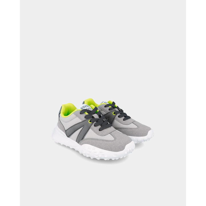 ZAPATILLAS DEPORTE GARVALIN DE NIñO GRIS 241810C - Querol online