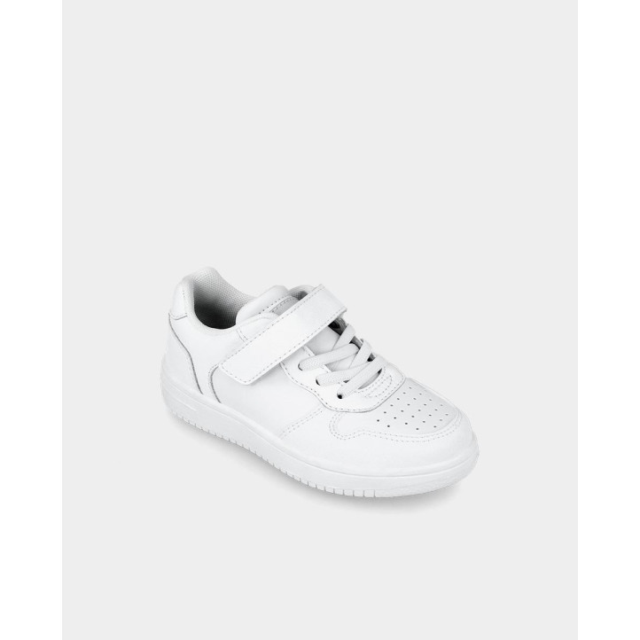 ZAPATILLAS DEPORTE GARVALIN DE NIñO BLANCO 241710B - Querol online