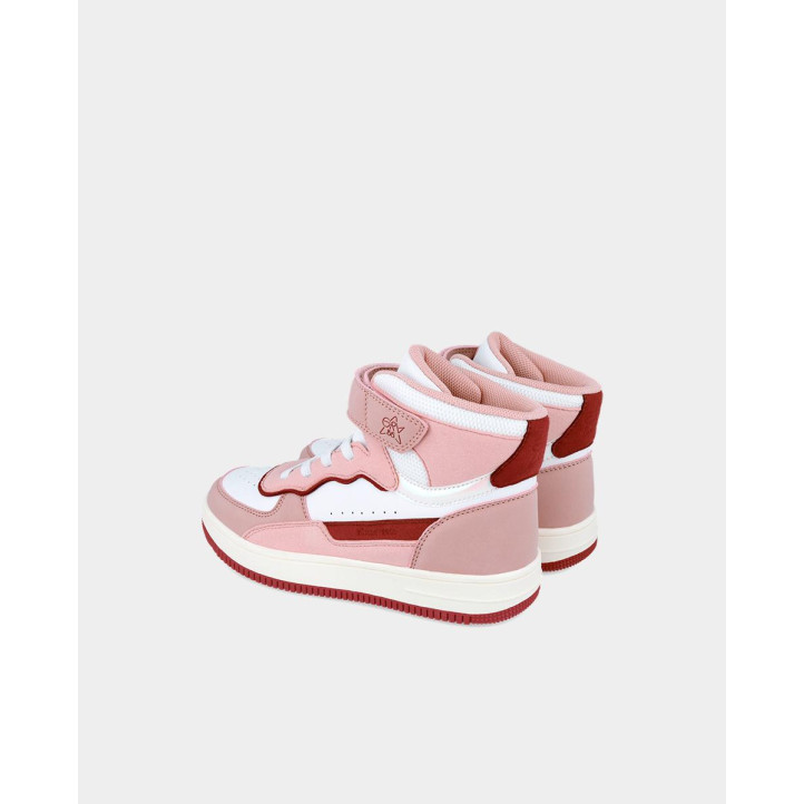 ZAPATILLAS GARVALIN DE NIñA BLANCOYROSA 241521D - Querol online