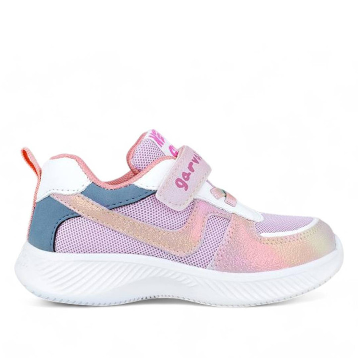 ZAPATILLAS DEPORTE GARVALIN DE NIñO ROSA 241800C - Querol online