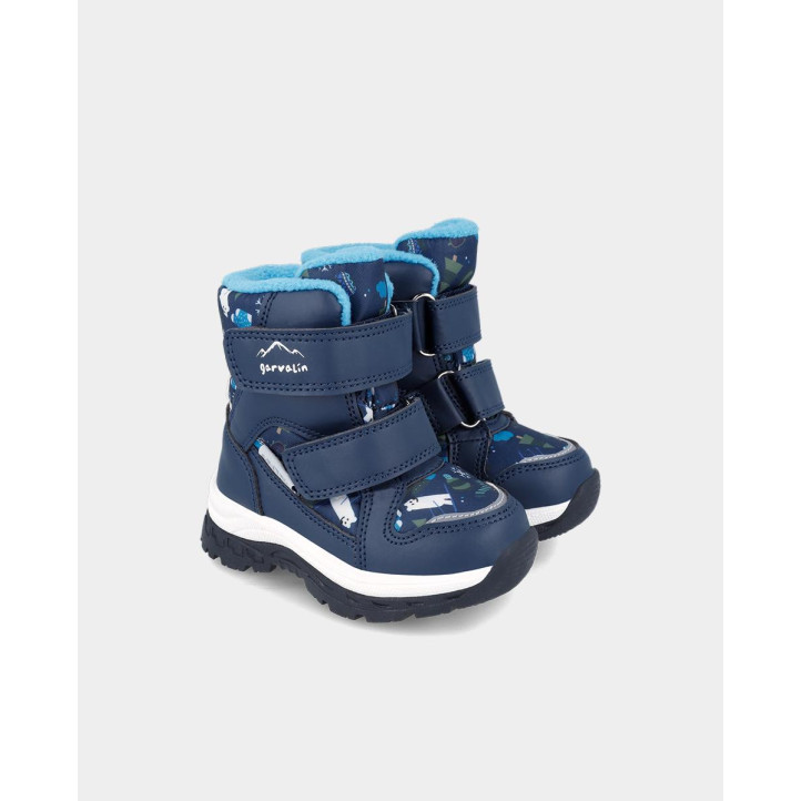 BOTINES GARVALIN DE NIñO AZUL 241855A - Querol online