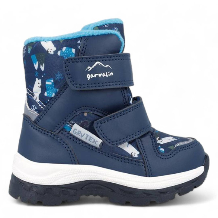 BOTINES GARVALIN DE NIñO AZUL 241855A - Querol online