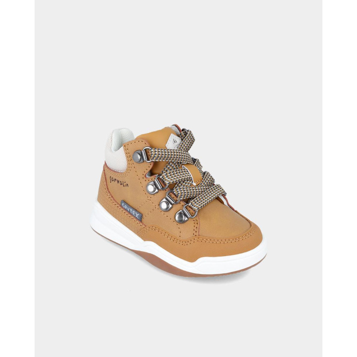 BOTINES GARVALIN DE NIñO BEIGE 241331B - Querol online