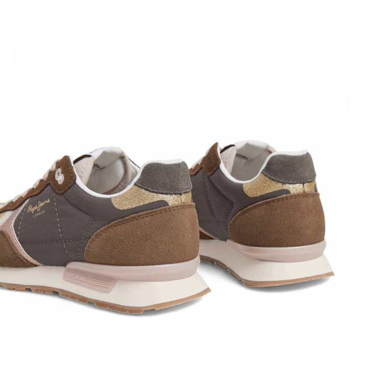 Zapatillas urban Pepe Jeans marrones brit mixt - Querol online